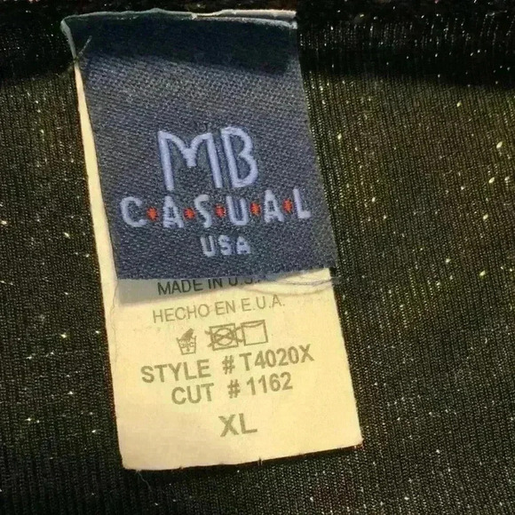 MB Casual USA Top Women's Size Extra Large Sparkle Shimmer Metallic Sleeveless - Picture 8 of 9